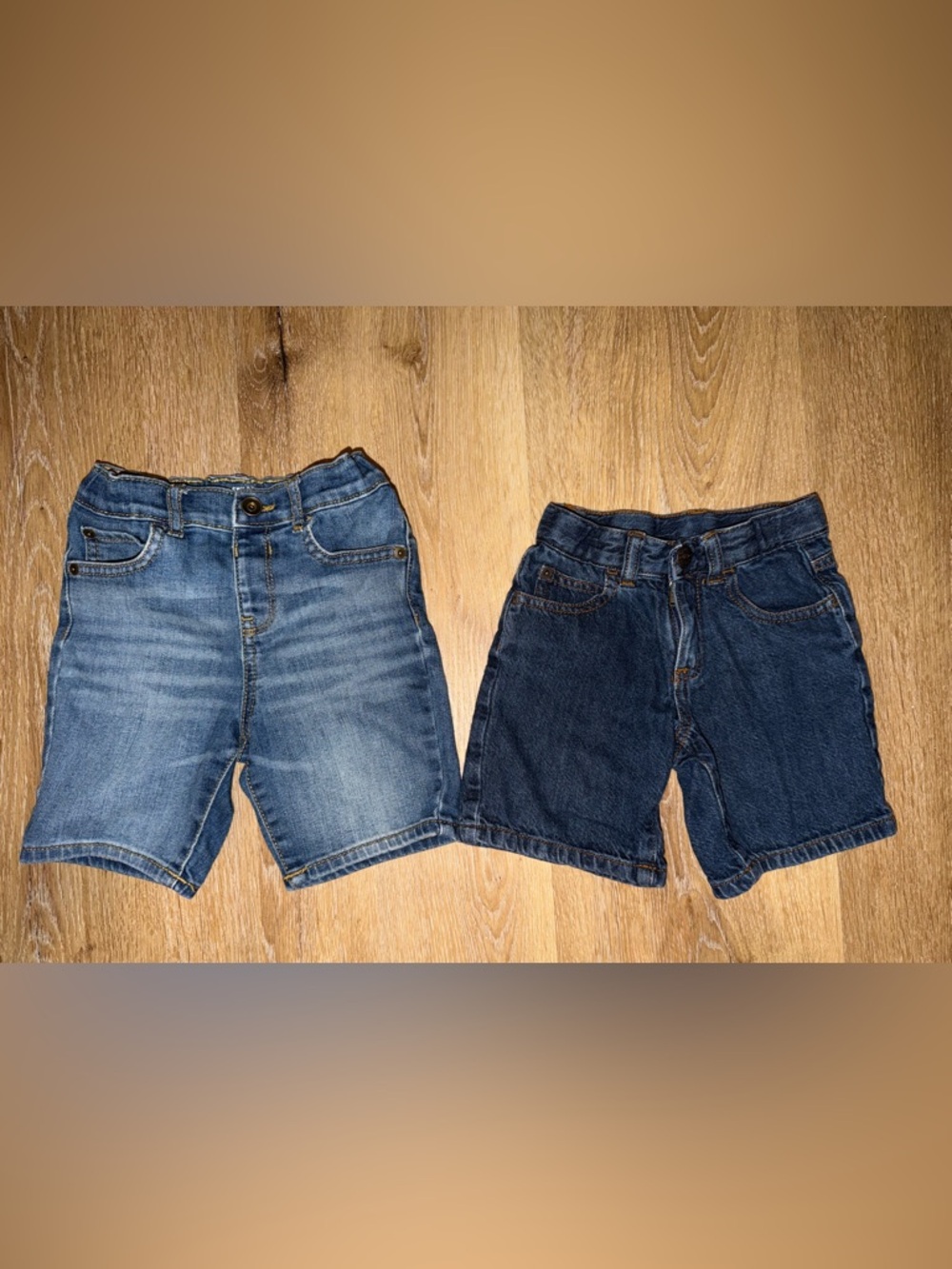 The Children's Place & Crazy 8 Denim Shorts - Light Blue & Dark Blue bundle